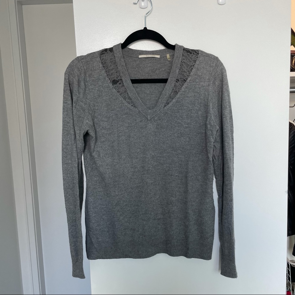 Elie Tahari Lace Sweater